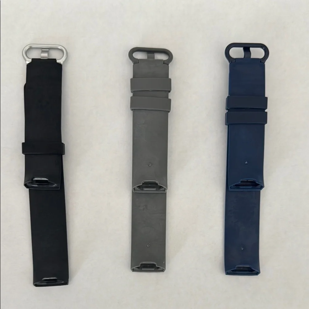 Fitbit Replacement Wristbands - Black, Gray, and Blue